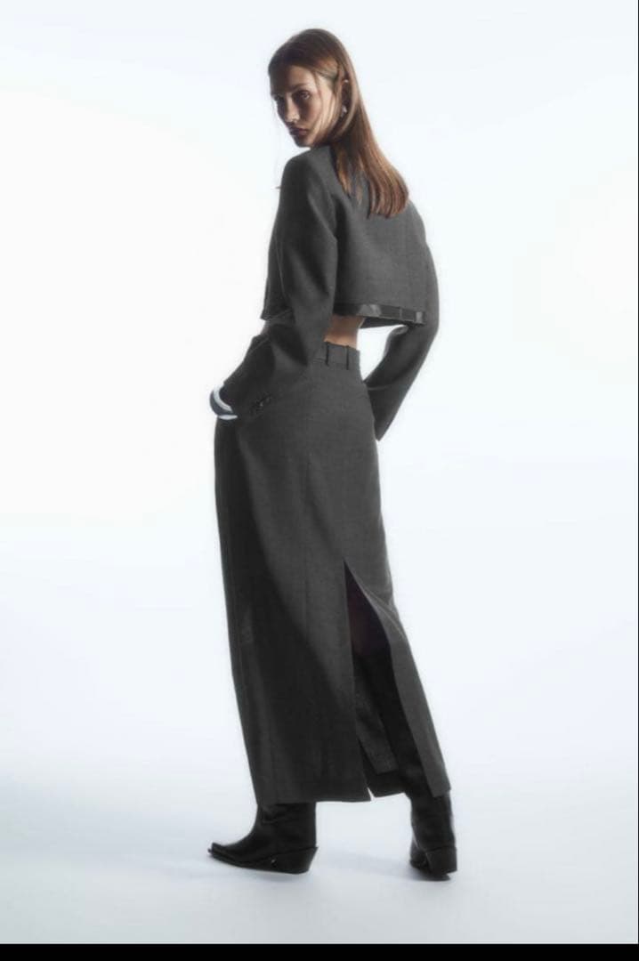 美品　cos スリット　スカート　36