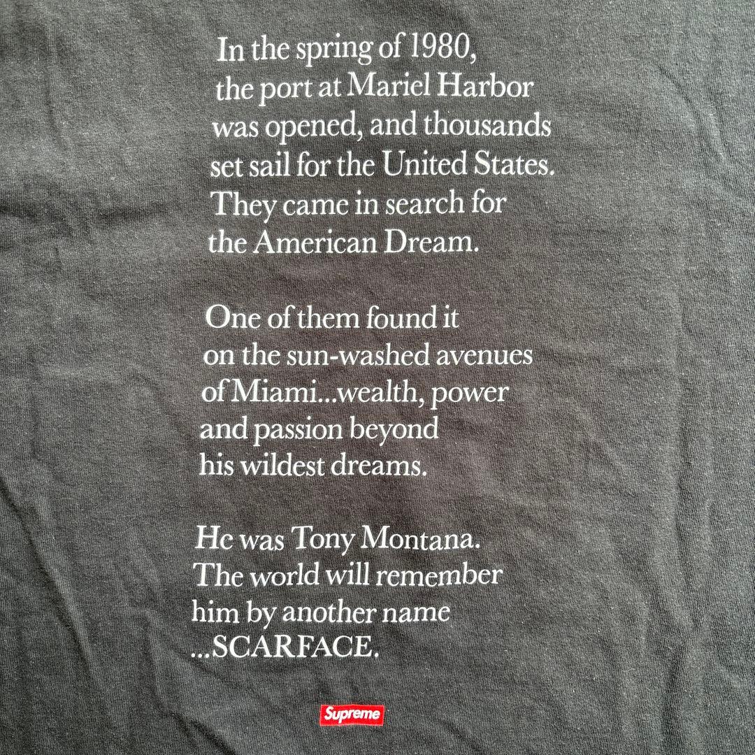 【希少】Supreme Scarface アルパチーノ Tシャツ ブラック L