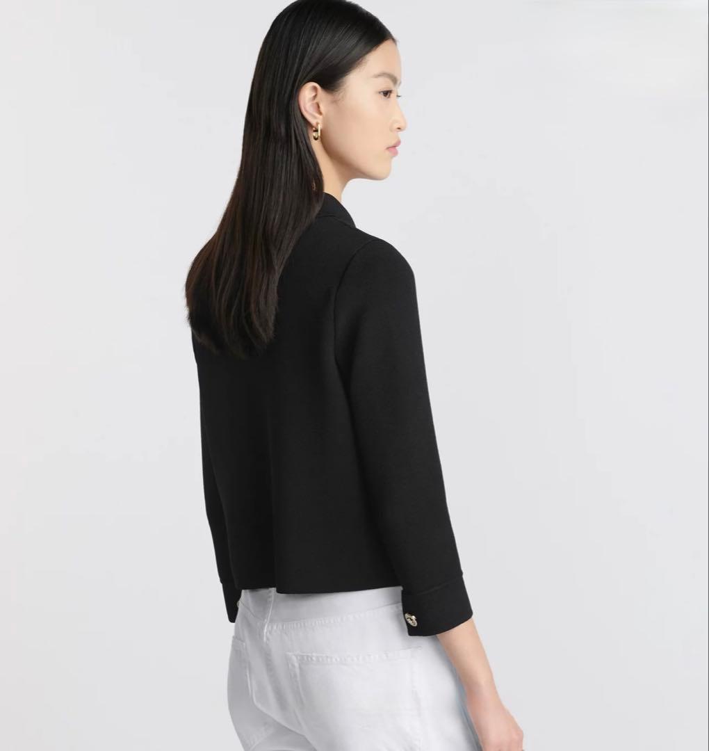Christian Dior 2022 ニットジャケット クロップド ロゴボタン