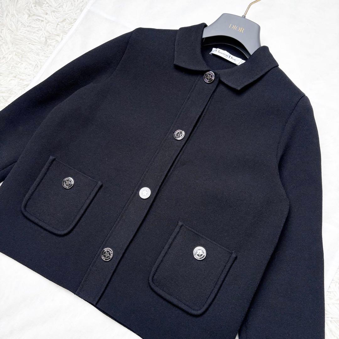 Christian Dior 2022 ニットジャケット クロップド ロゴボタン