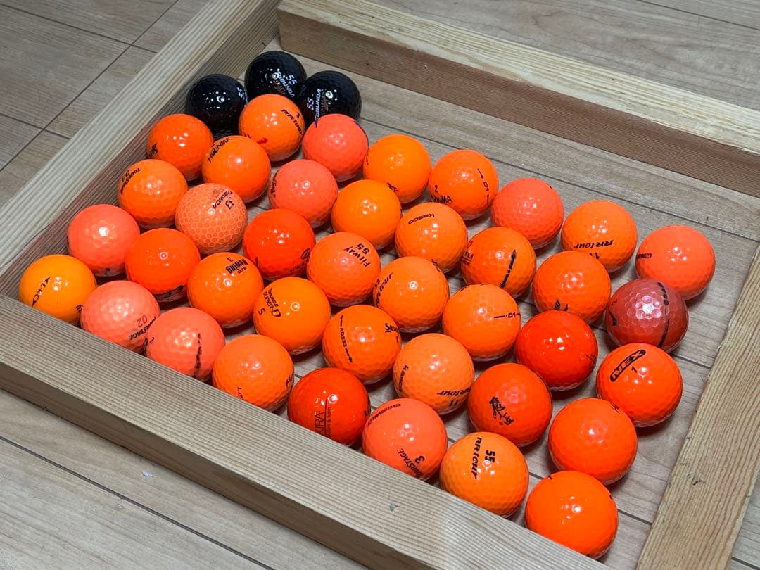 ゴルフボール カラーボール ロストボール 105球 大量 まとめ売り / 良品