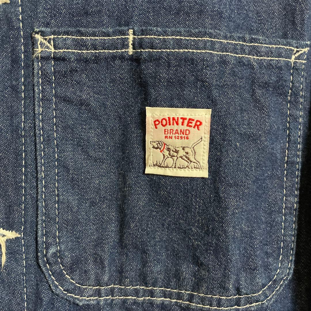 POINTER BRAND カバーオール サイズS ダークブルー