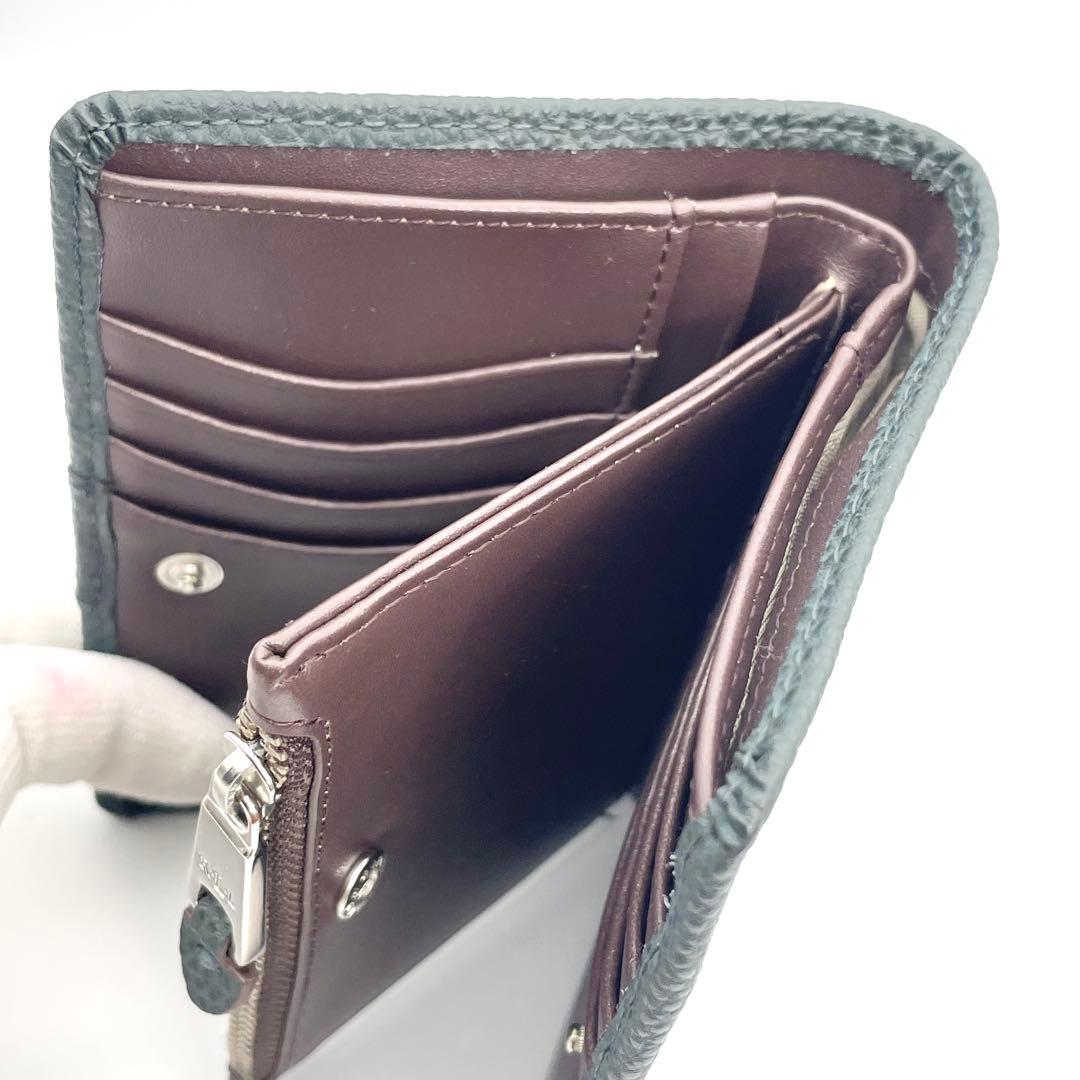 美品　ラルフローレン　折り財布　レザー　 管理番号【a85】