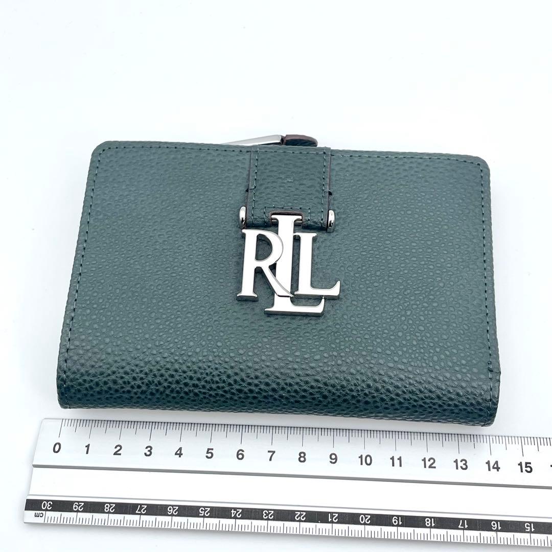 美品　ラルフローレン　折り財布　レザー　 管理番号【a85】