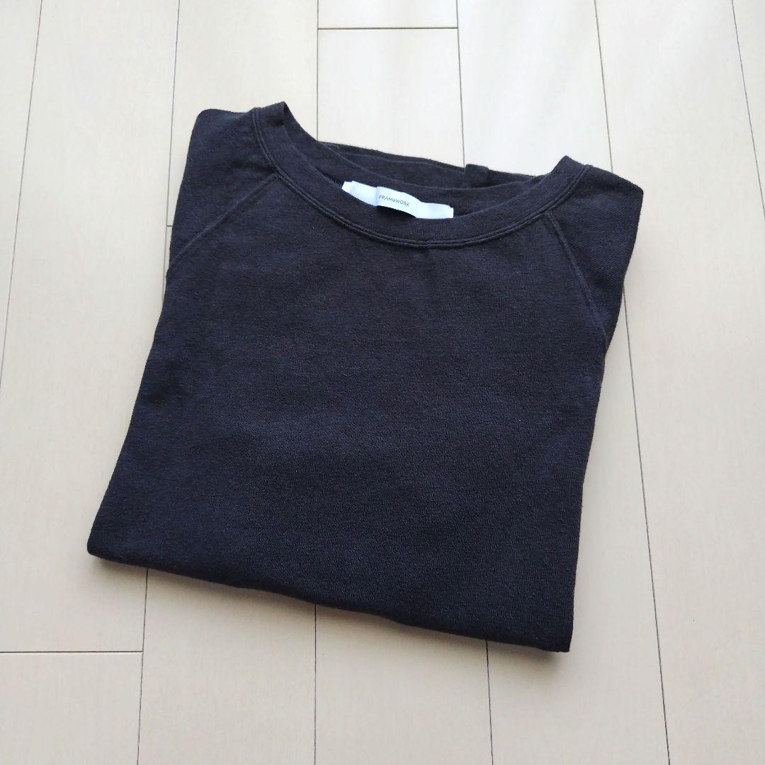極美品【 FRAMe WORK 】フレームワーク スラブ天竺ラグランTEE