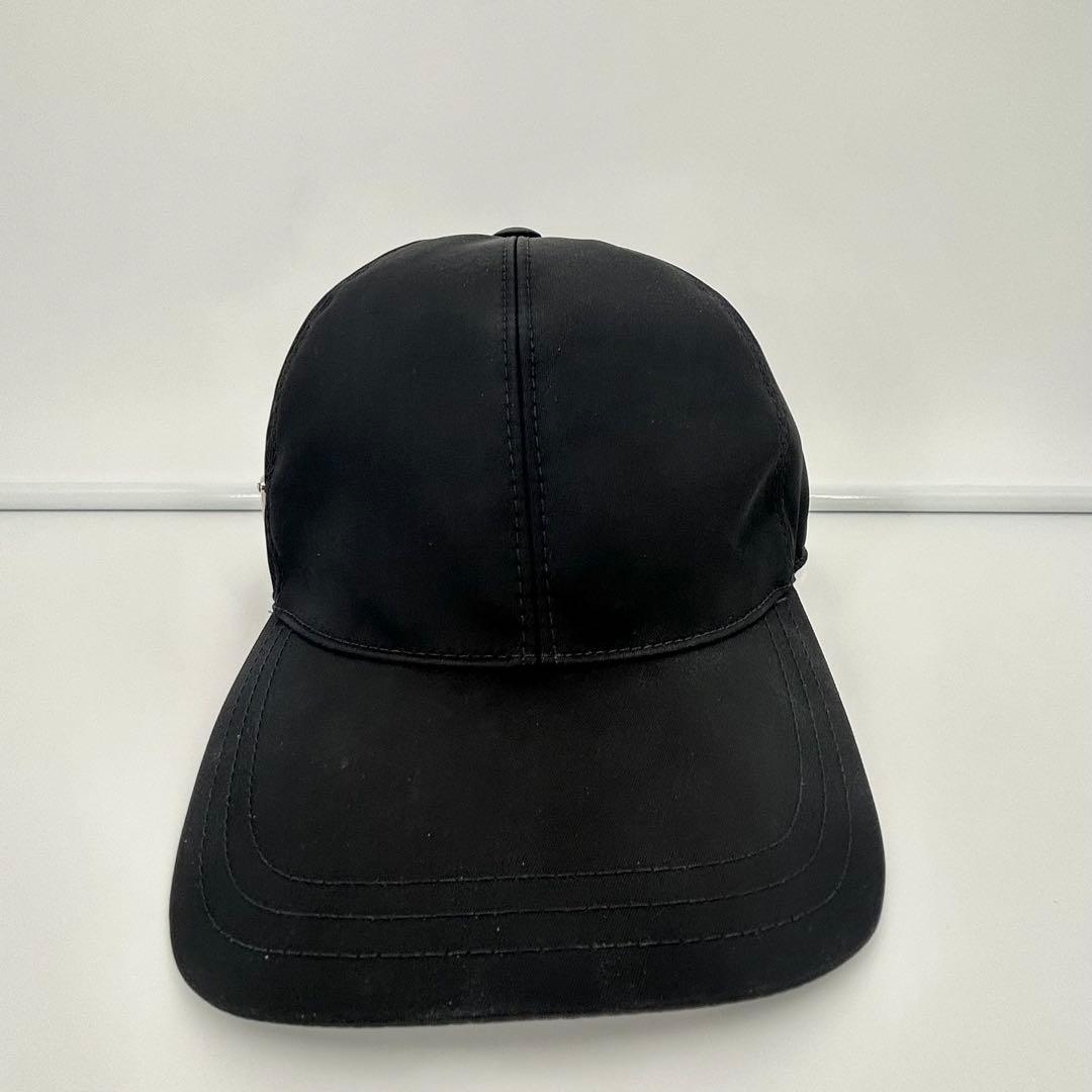 極美品✨プラダ キャップ 三角ロゴ トライアングル ブラック XL 希少サイズ