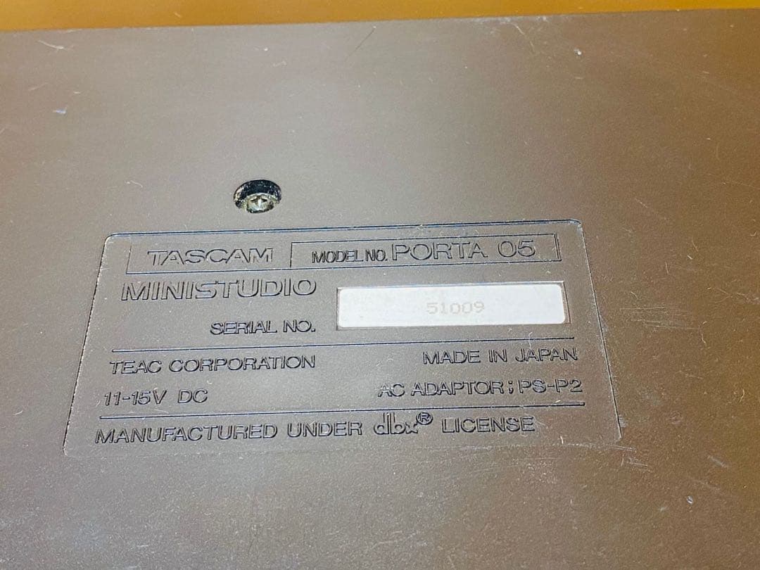 TASCAM PORTA 05 マルチトラックレコーダー 日本制