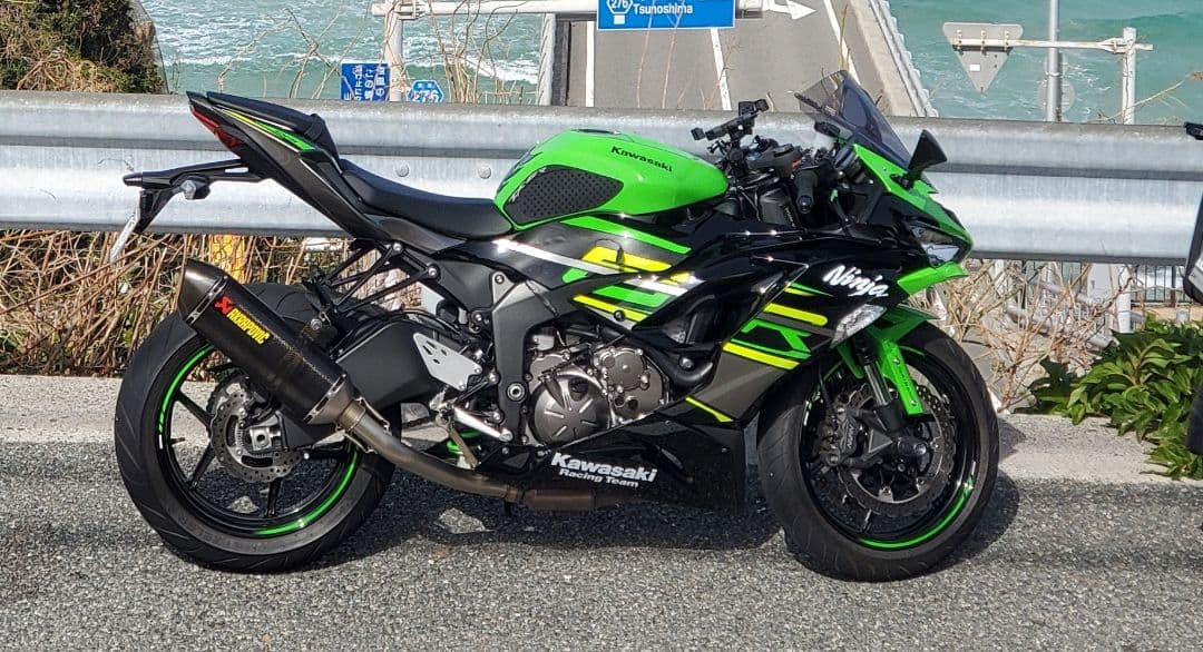 ZX-6R チタンリンクパイプ