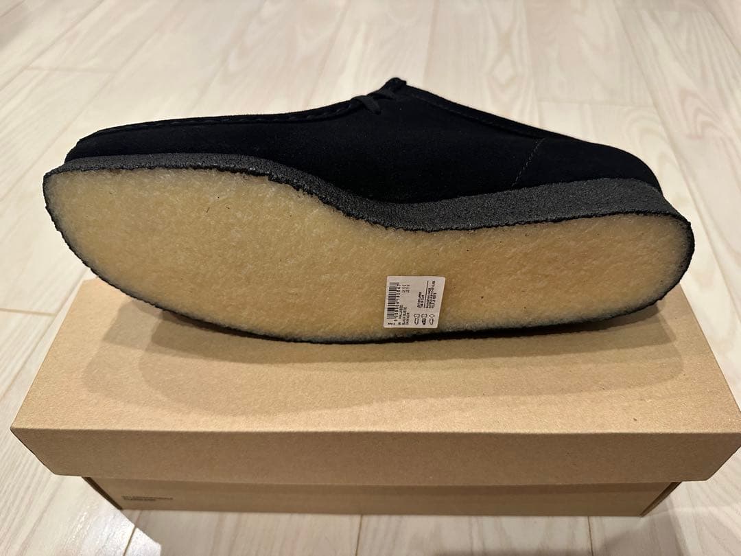 クラークス　ワラビー　ブラックスエード　UK10/JP28cm