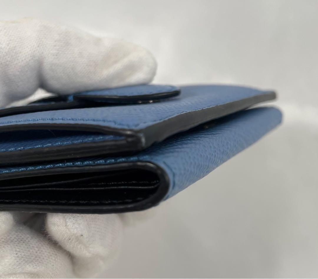 未使用に近い SMYTHSON スマイソン 三つ折り財布 PANAMA パナマ