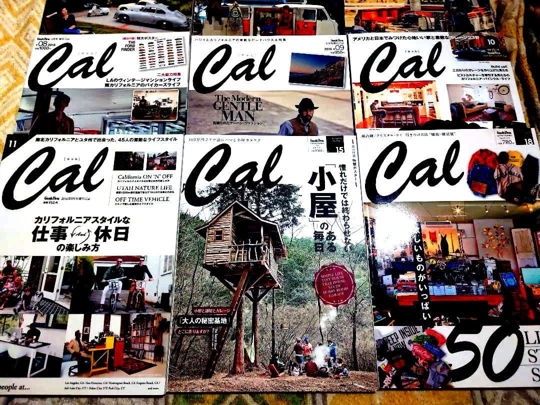 Calキャル12冊小屋 小さな家の豊かな暮らし関連誌カリフォルニアスタイル