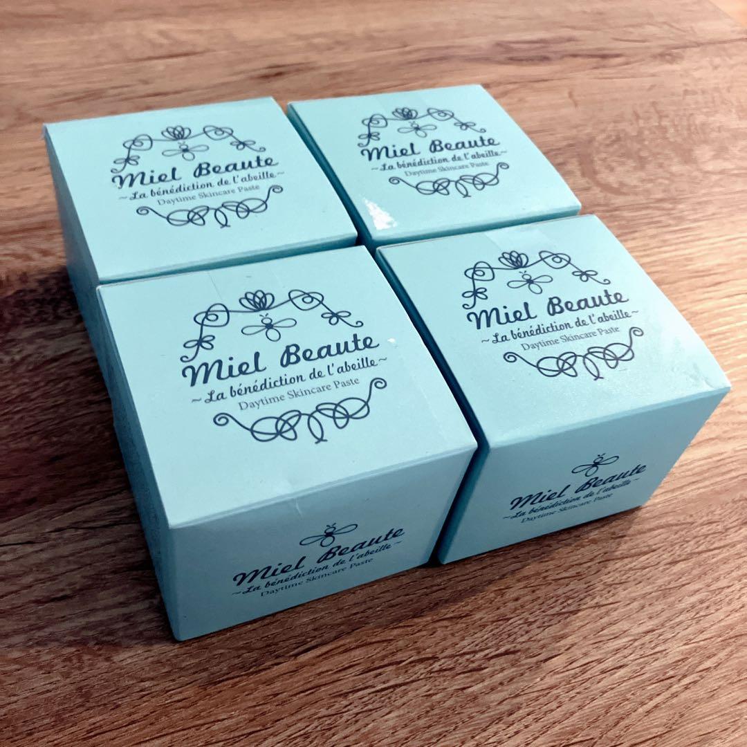【新品未使用】ミエルボーテ デイタイムスキンケアペースト 25g　バニラ　×4個