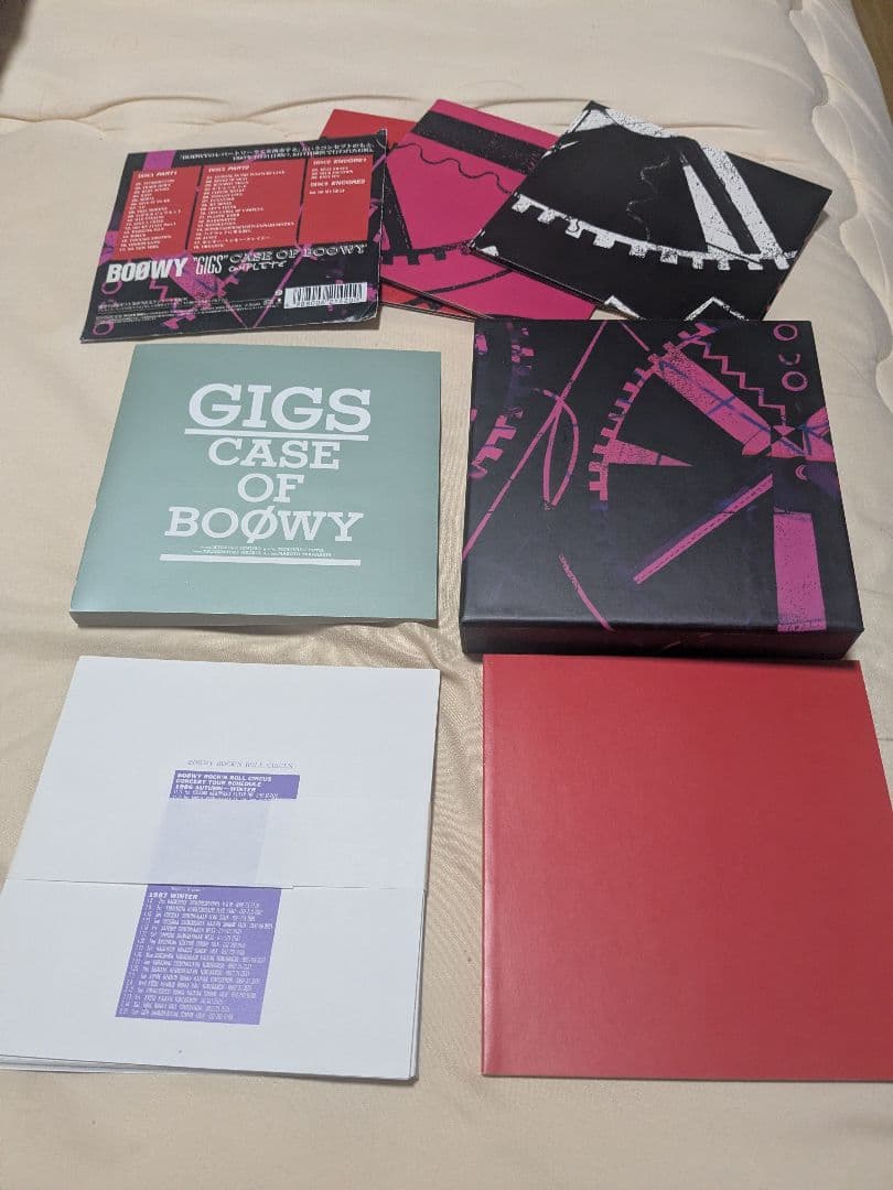ミュージック GIGS BOX /BOOWY complete/gigs case of