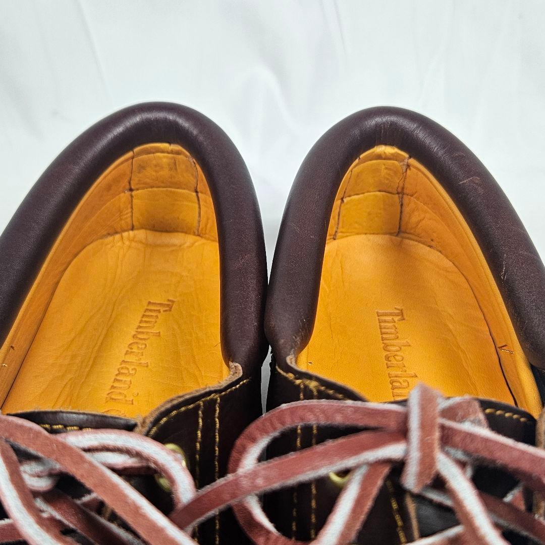 【未使用級】Timberland 3 Eye デッキシューズ モカシン