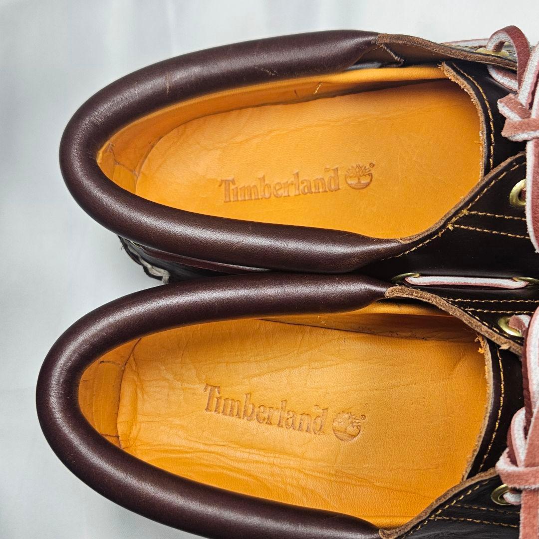 【未使用級】Timberland 3 Eye デッキシューズ モカシン