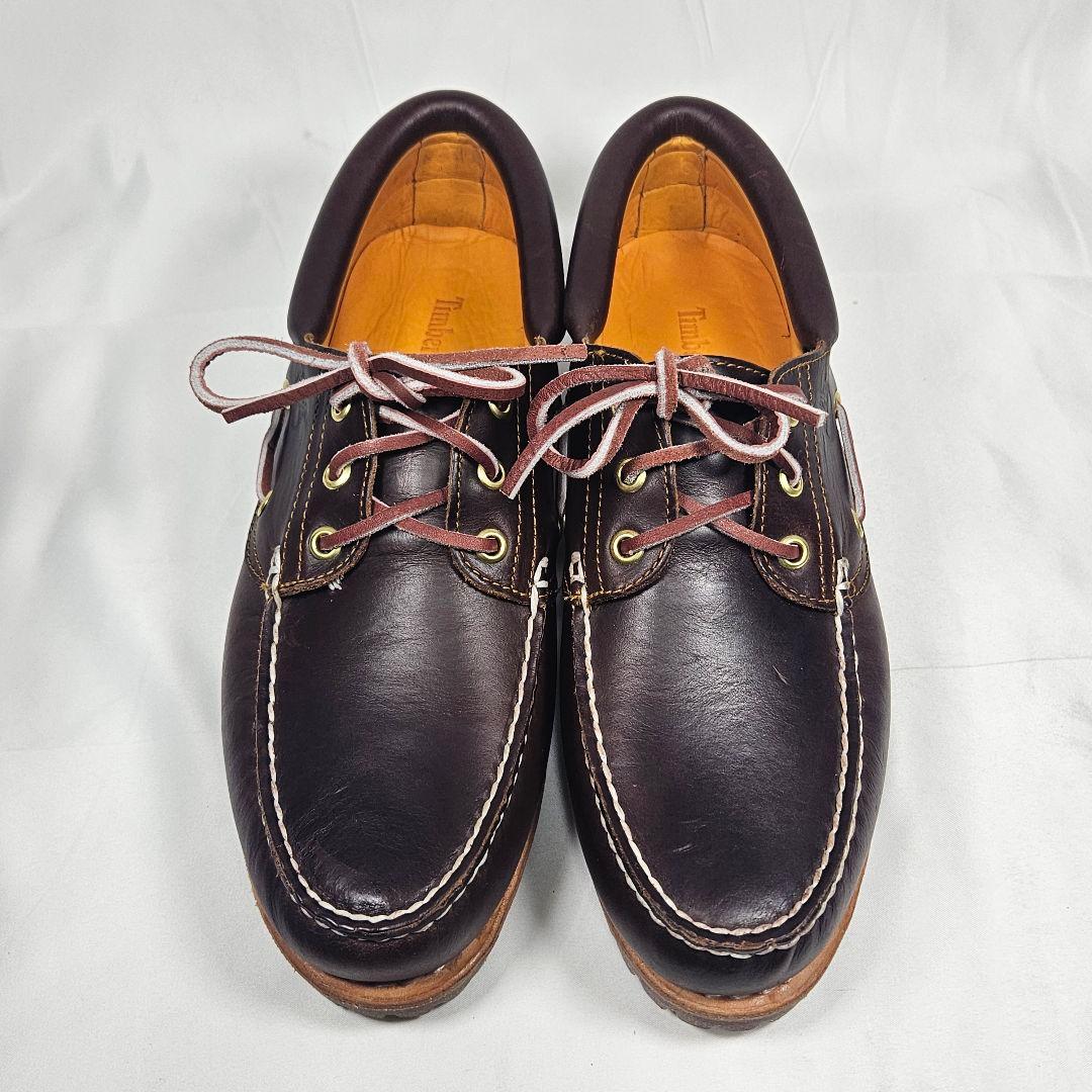 【未使用級】Timberland 3 Eye デッキシューズ モカシン