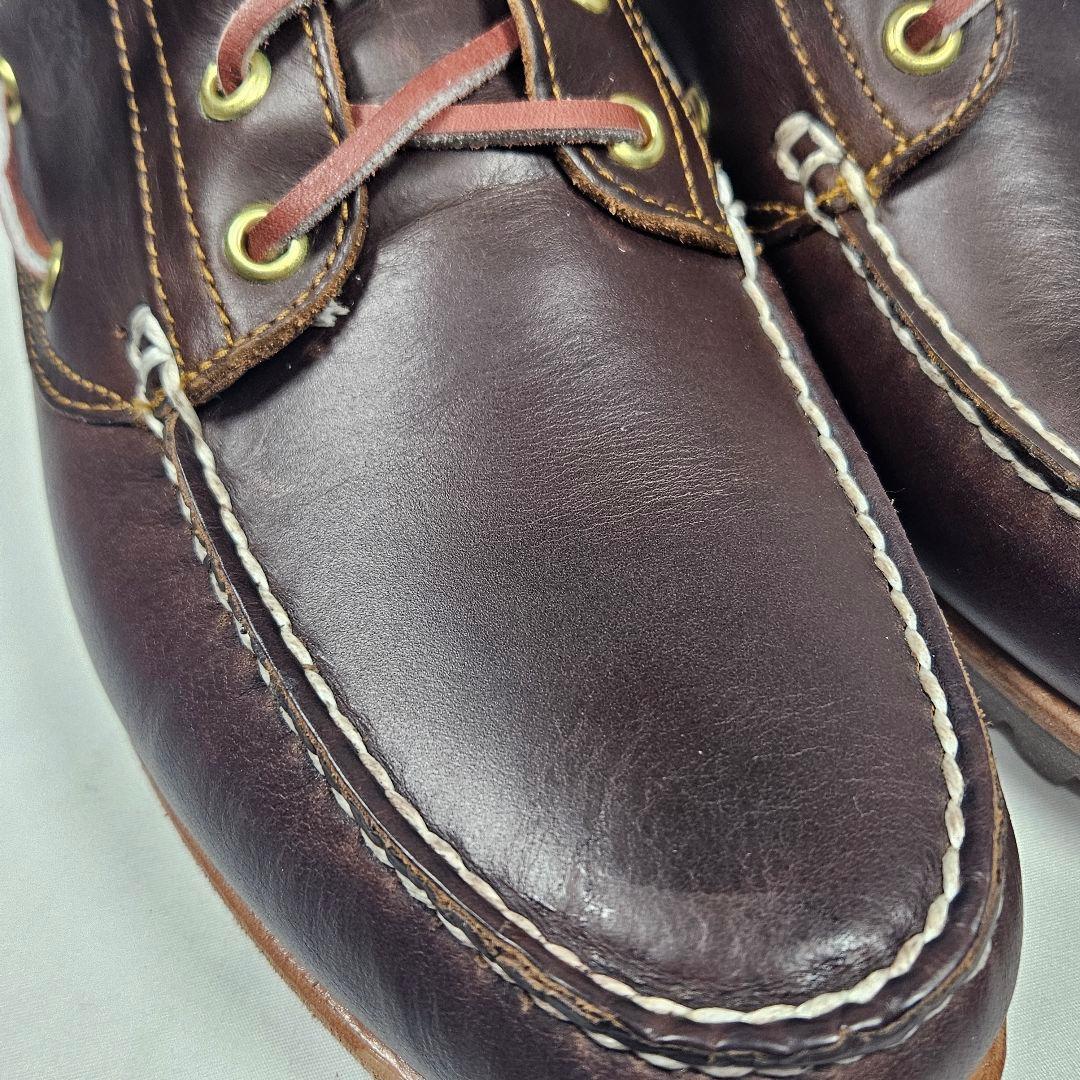 【未使用級】Timberland 3 Eye デッキシューズ モカシン