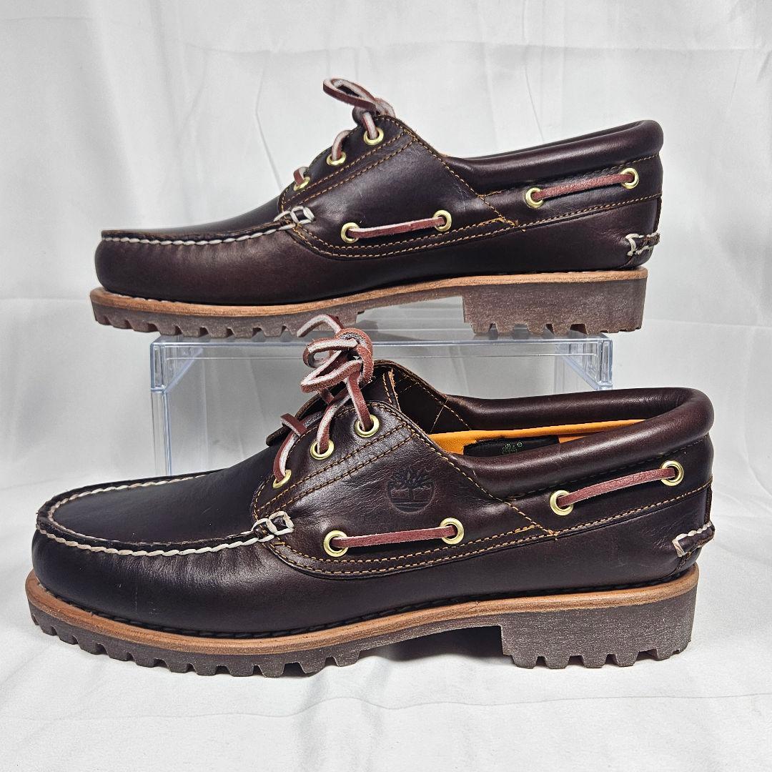 【未使用級】Timberland 3 Eye デッキシューズ モカシン
