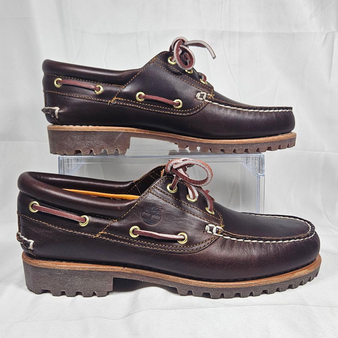 【未使用級】Timberland 3 Eye デッキシューズ モカシン