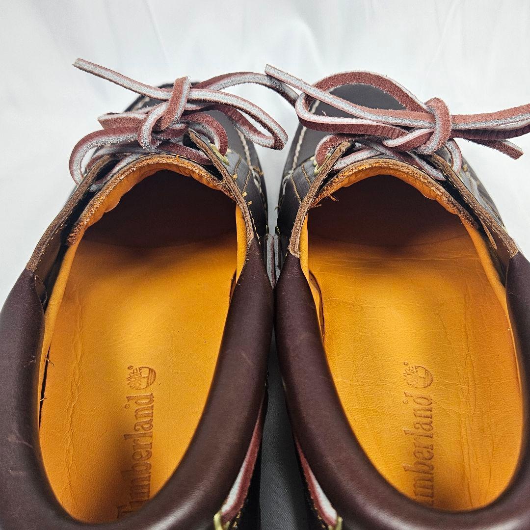 【未使用級】Timberland 3 Eye デッキシューズ モカシン