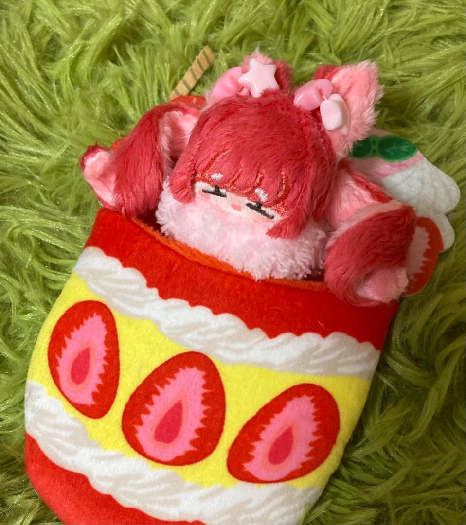 自作ぬいぐるみ・ピンクパフェの女の子