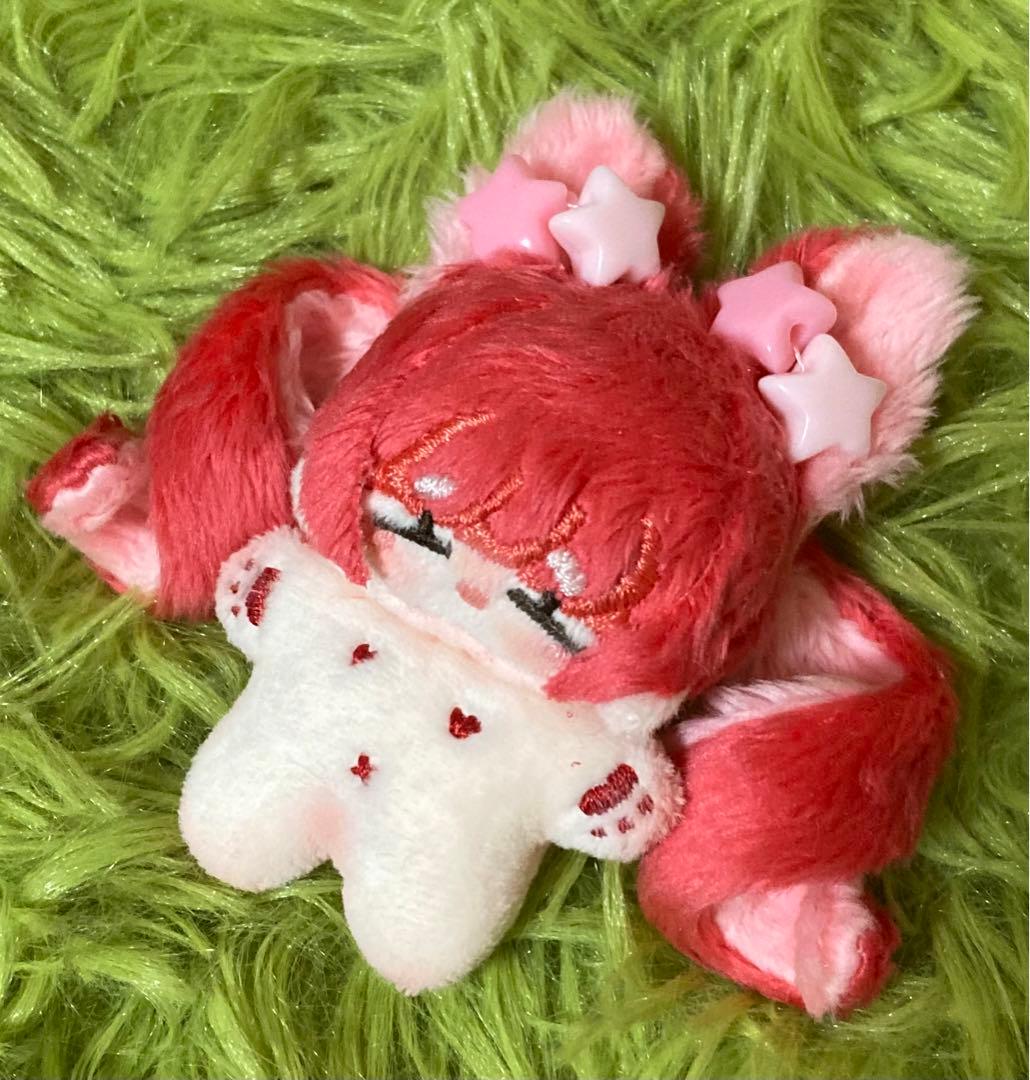 自作ぬいぐるみ・ピンクパフェの女の子