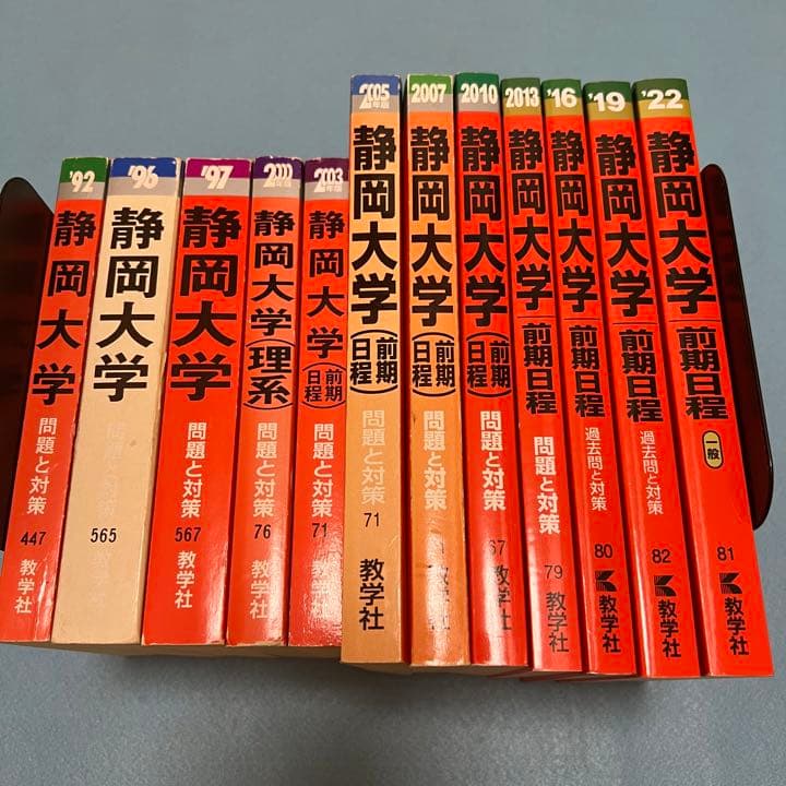赤本　静岡大学　前期日程　1988年～2021年　34年分