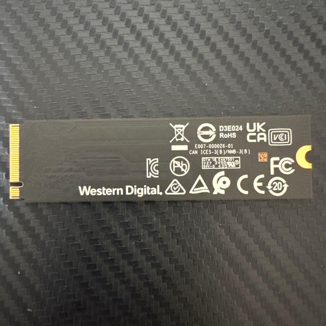 内蔵型SSD WD Blue SN 580 2TB M.2 NVMe SSD