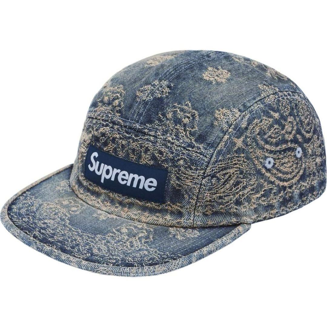 帽子 Bandana Jacquard Denim Camp Cap supreme