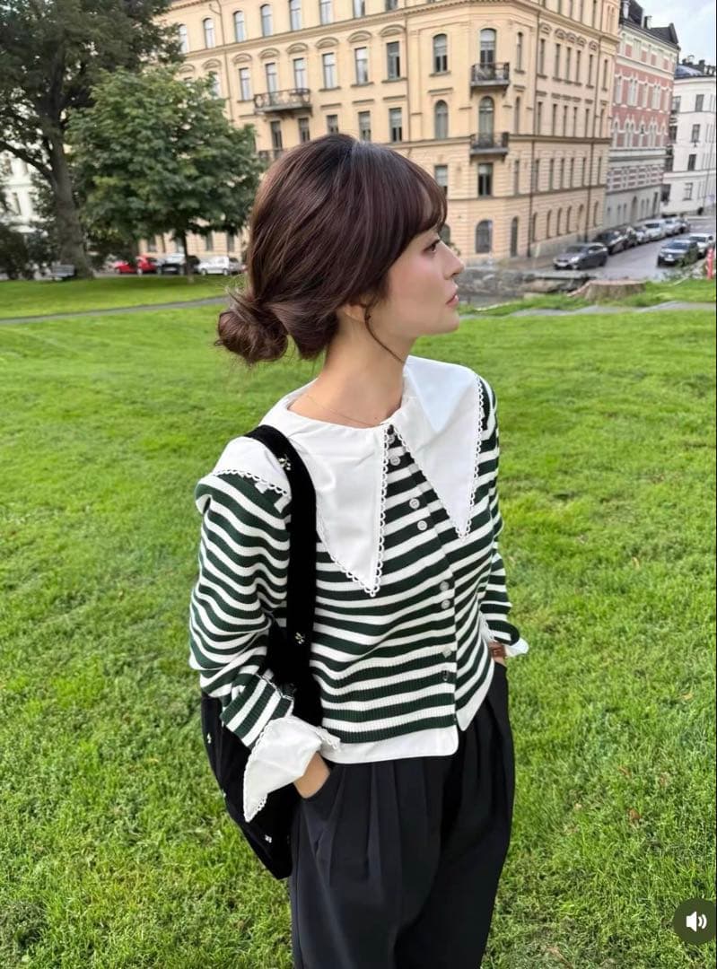 タグ付き新品 bibiy PATTY PILGRIM TOP セーラー ボーダー