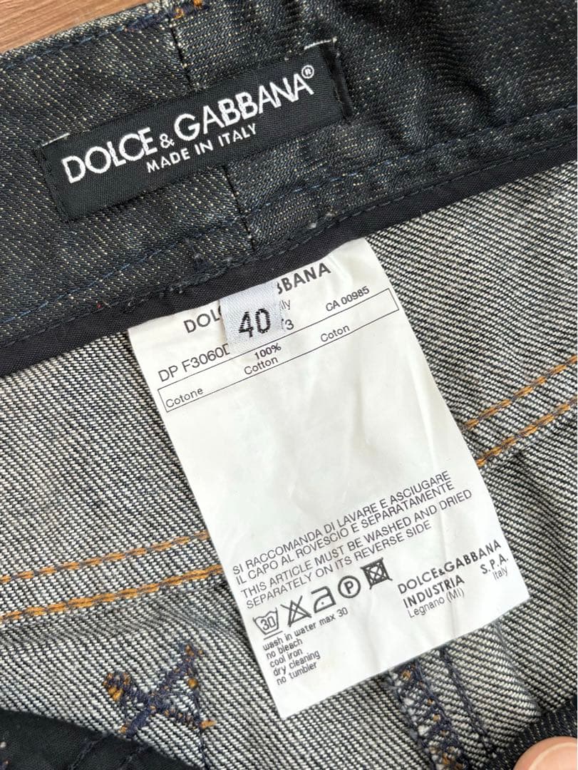 ドルチェ＆ガッパーナ　デニム　40 DOLCE&GABBANA 激レア　ボタン