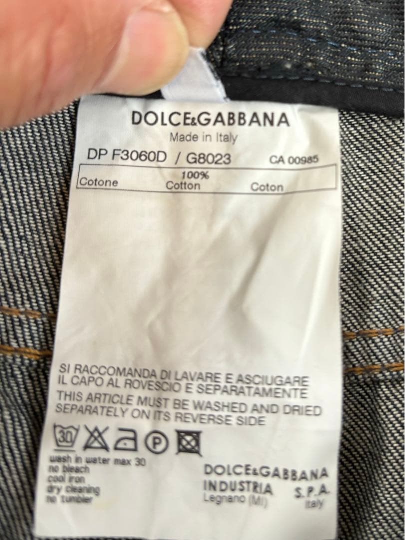 ドルチェ＆ガッパーナ　デニム　40 DOLCE&GABBANA 激レア　ボタン