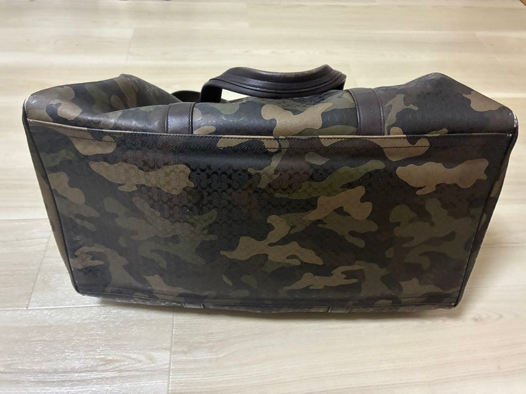 コーチ　COACH 迷彩柄ボストンバッグ 大容量