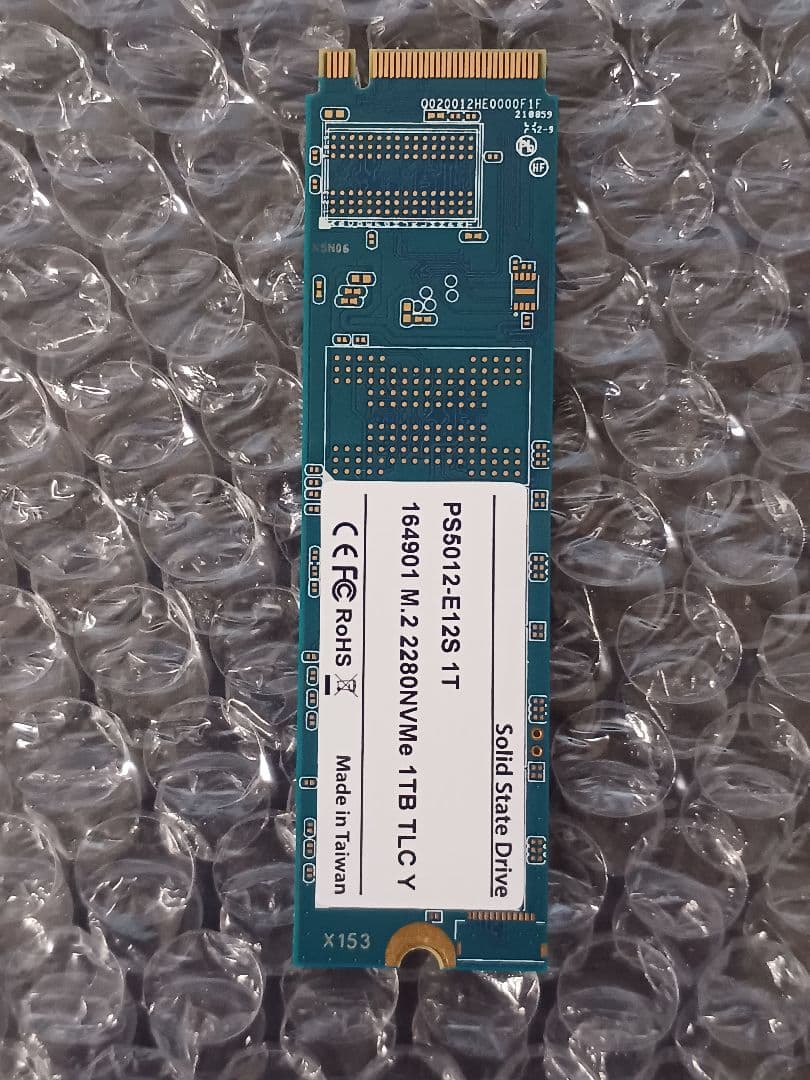 内蔵型SSD PHISON PS5012-E12S M.2 SSD 1TB