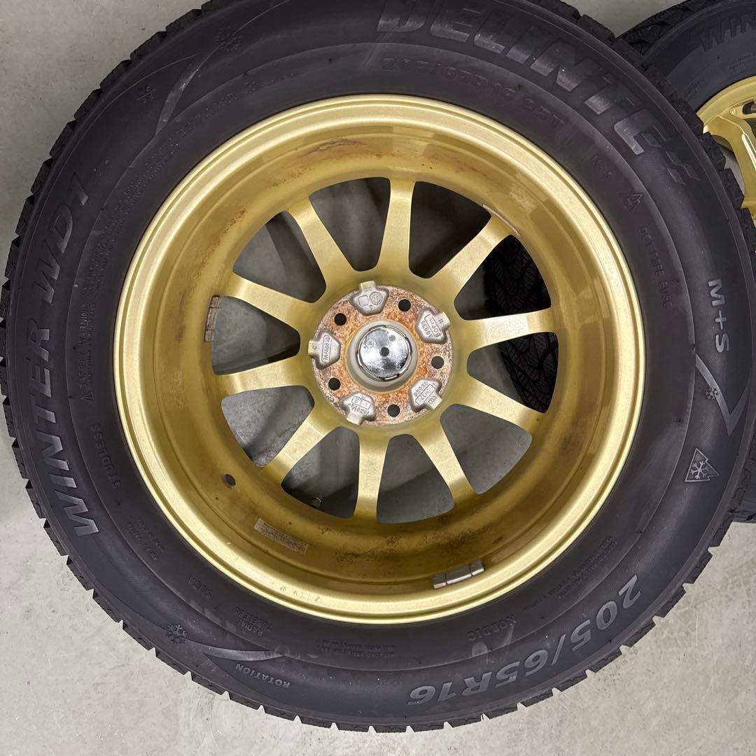 ②アルミホイール　16インチ　6.５ｊ　オフセット３８？　2本セット