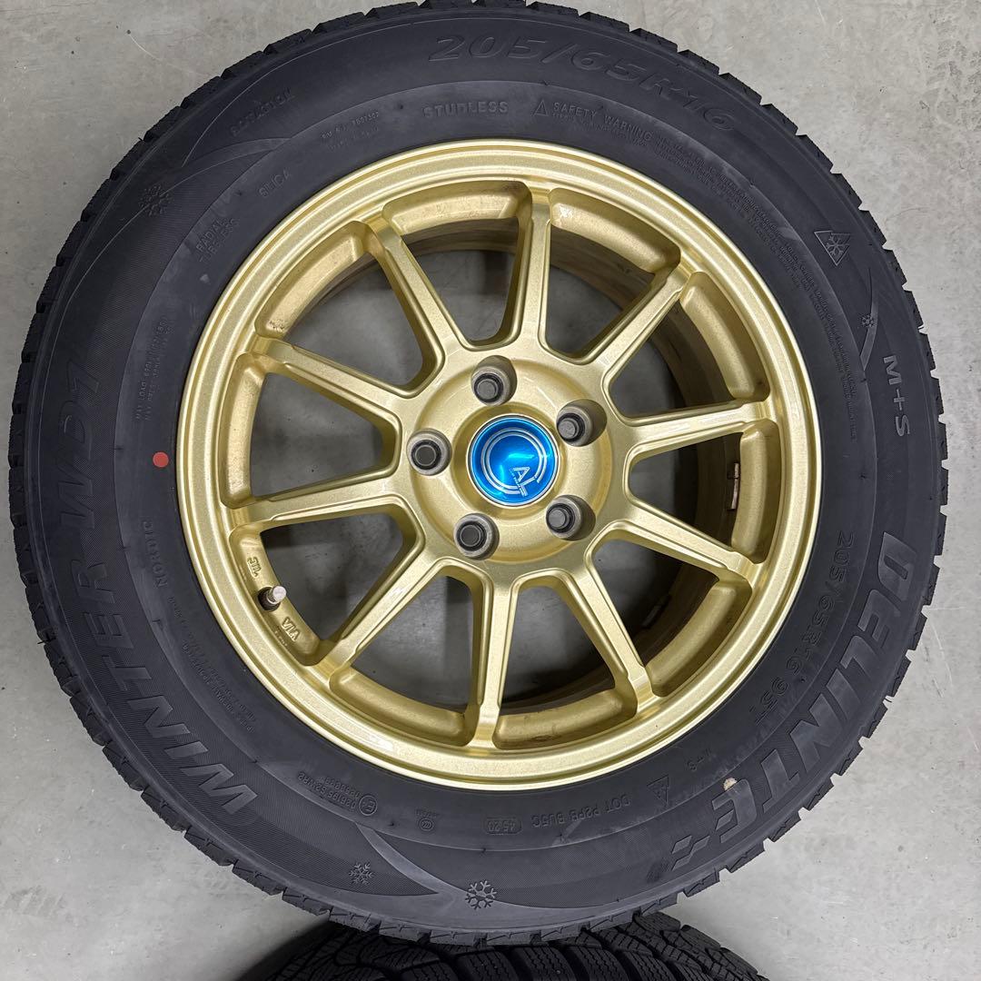 ②アルミホイール　16インチ　6.５ｊ　オフセット３８？　2本セット
