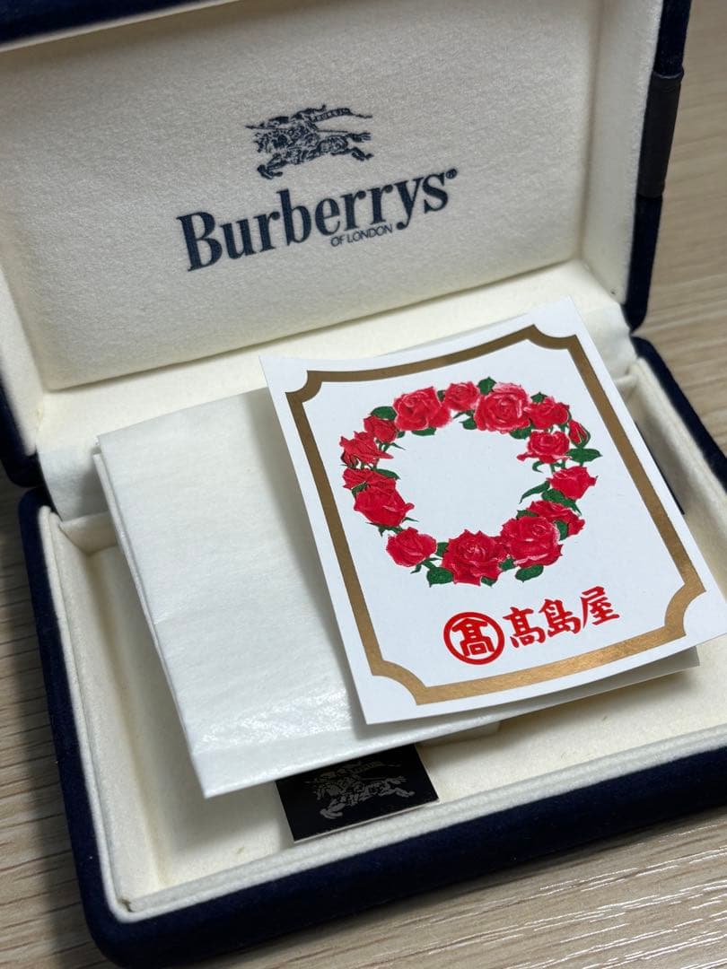 【新品】Burberrys バーバリーズ カフス＆ネクタイピン セット 箱付き