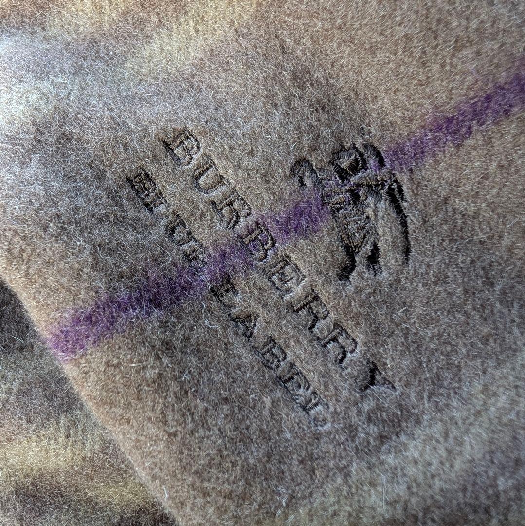 BURBERRY ホース＆ロゴ刺繍 カシミヤ100%スヌード/ネックウォーマー