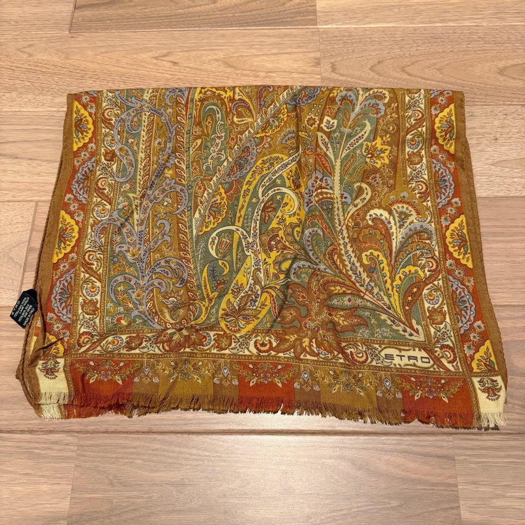 ETRO ペイズリー柄ストール 2色セット