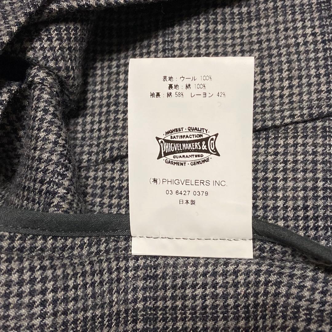 PHIGVEL Best Quality セットアップ ウール グレー 2 美品