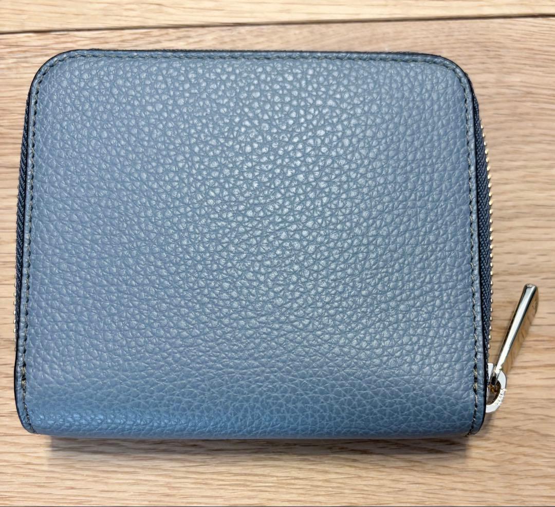 FURLA財布RITZY S ZIP AROUND DOLOMIA くすみブルー