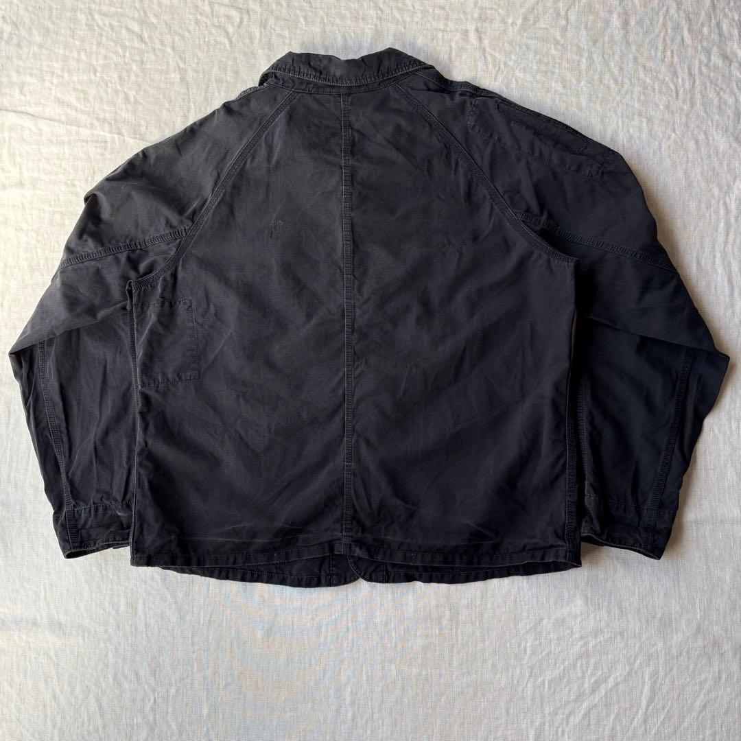 90’s RALPH LAUREN ブラック コットンリネン カバーオール 希少