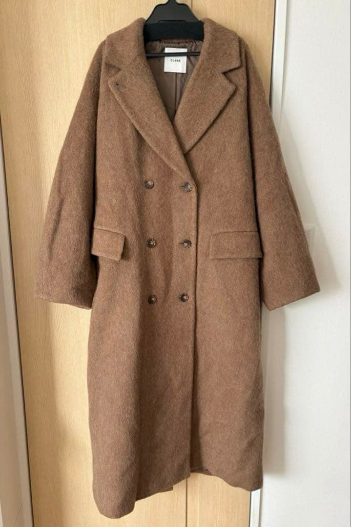 ジャケット・アウター CLANE DOUBLE WOOL LONG COAT