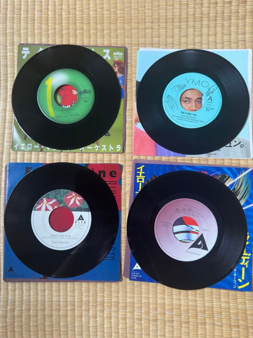坂本龍一 Y.M.O. EPレコード4枚セット 送料込み