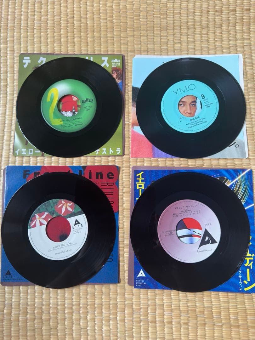 坂本龍一 Y.M.O. EPレコード4枚セット 送料込み