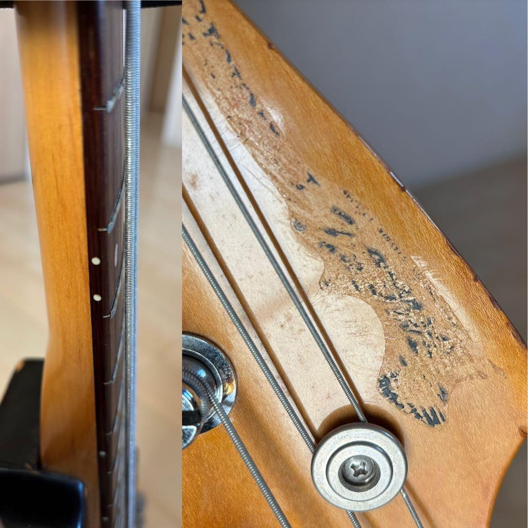 ジャンク　Fender？　Precision Bass 　プレベ　サンバースト