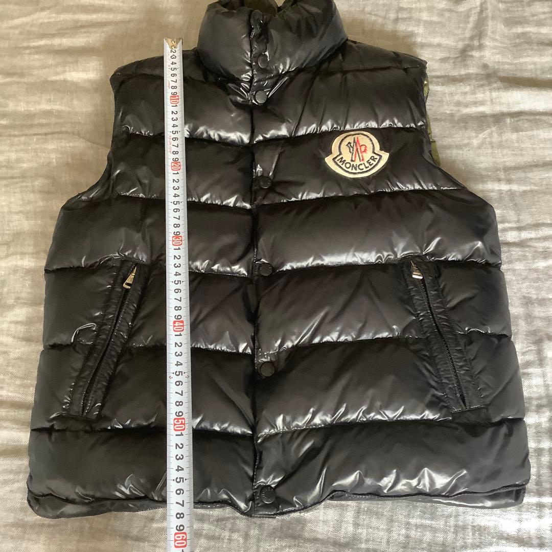 MONCLER ブラック ダウンベスト　貴重デカタグ　サイズ1