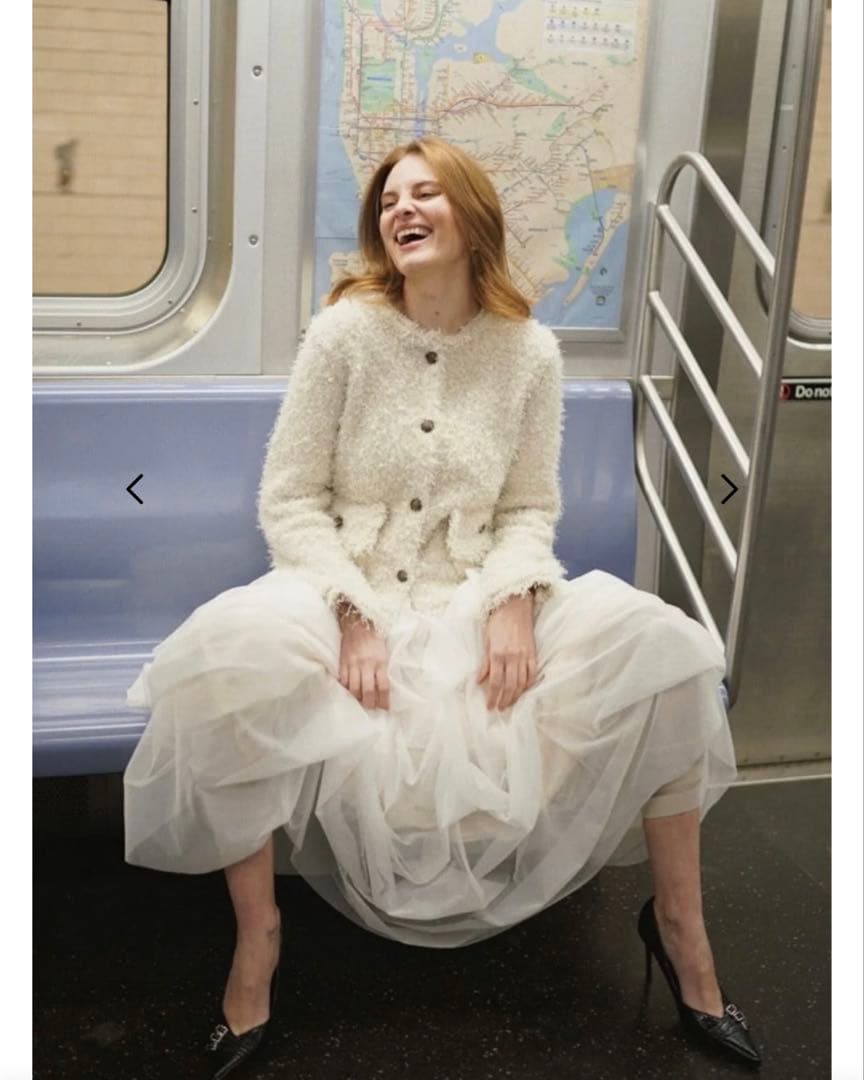 ☆新品タグ付き☆ THE TOE Iris Tulle Skirt White