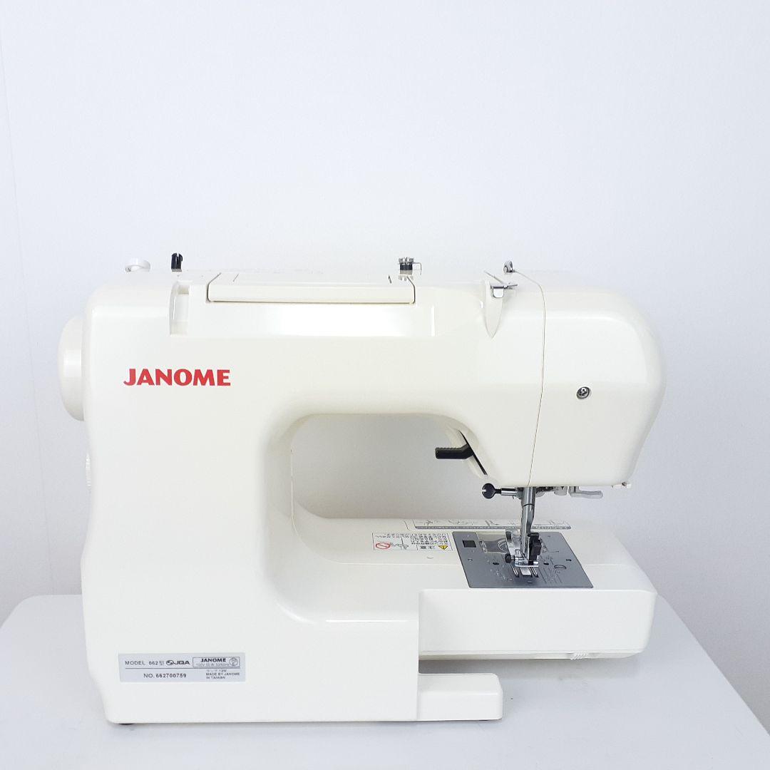【美品】ジャノメコンパクト電子ミシン本体ES-7　フットコントローラー付属