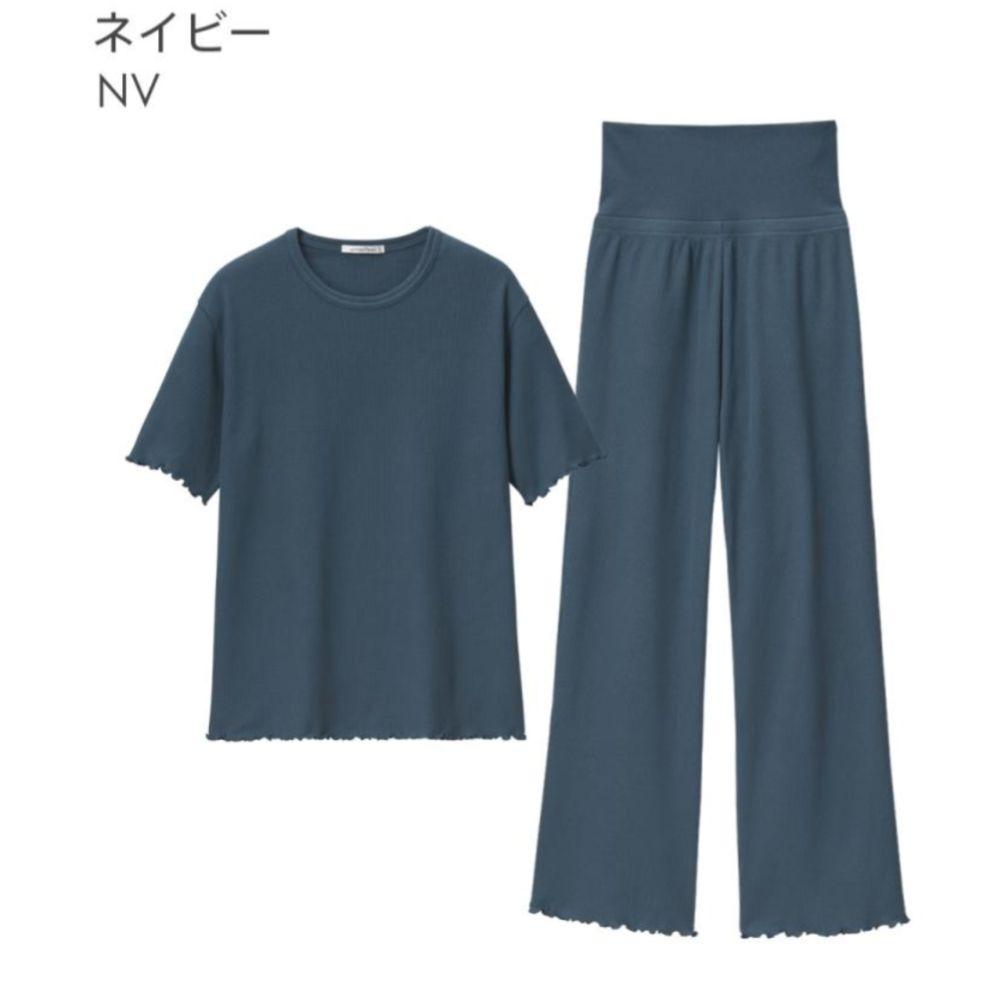 ２点セット お得♪aimerfeel サマーワッフル パジャマ Lサイズ 腹巻き